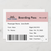 Reis-thema zwangerschapsaankondiging (neutraal) aankondiging (Voorkant / Achterkant)