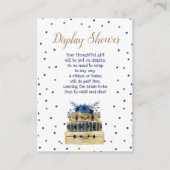 Reis themated display douche + cadeau label informatiekaartje (Voorkant)