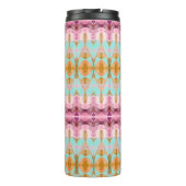 Reis thermisch en zo  met Blauwgroen en pruim Thermosbeker (Achterkant)