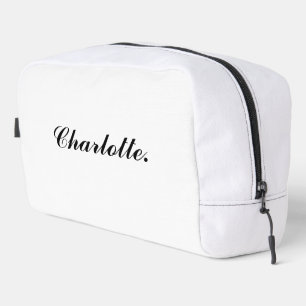 Reis Toilettas met Eigen Naam Dopp Kit Toilettasje