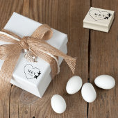 Reis Trouw Twee Vliegtuigen maken Hart Modern Rubberstempel