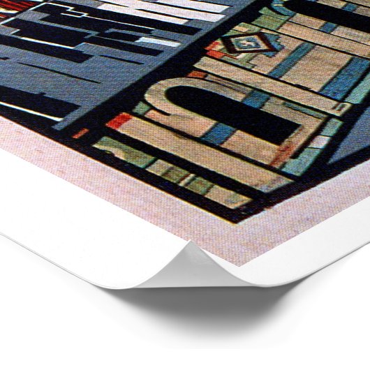  reis uit de jaren 20 Pisa Italiaans Poster (Hoek)