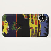 Reis uit vroeger tijden, Art Deco cruiseschip in d Case-Mate iPhone Case (Achterkant (horizontaal))