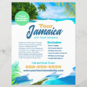 Reis Vakantie Reizen Flyer Sjabloon (Voorkant)