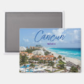 Reis Vakantie Souvenir Cancun Mexico Magneet (Voorkant / Achterkant)