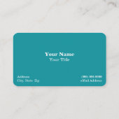 Reis/vakantie Visitekaartje (Achterkant)