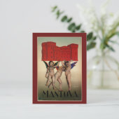 reis van 1920: Mantova Briefkaart (Staand voorkant)