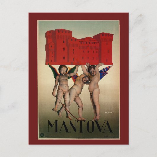 reis van 1920: Mantova Briefkaart (Voorkant)