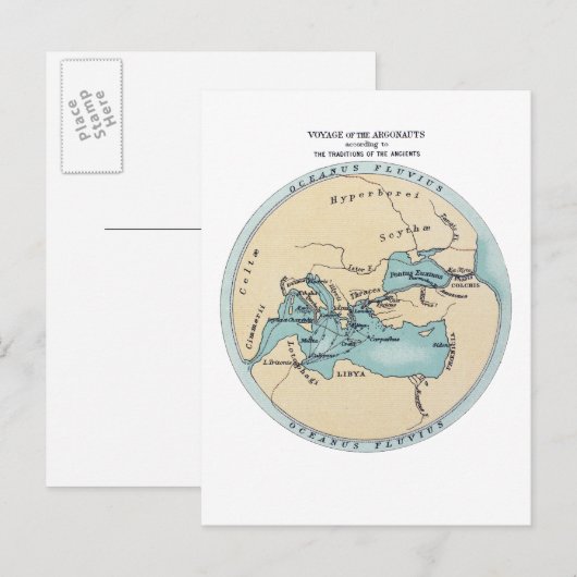REIS VAN ARGONAUTS BRIEFKAART (Voorkant / Achterkant)