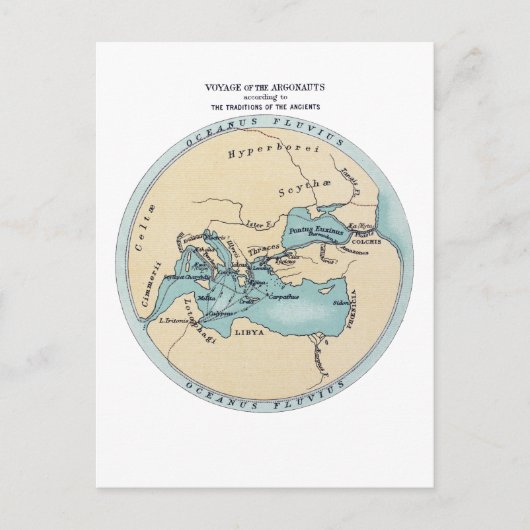 REIS VAN ARGONAUTS BRIEFKAART (Voorkant)