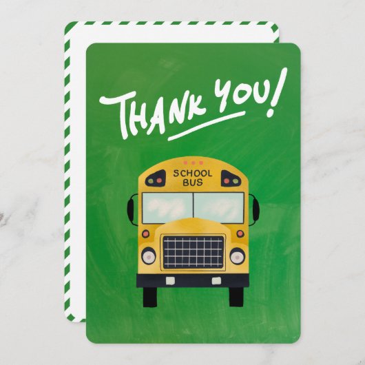 Reis van Bedankt: Viering van onze schoolbusheld (Voorkant / Achterkant)