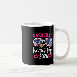 Reis van beste vriendinnen naar Nashville 2026 Vak Koffiemok