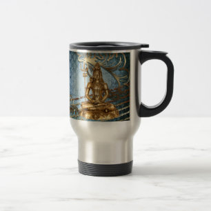 Reis van de het damastyoga van Shiva de gouden Reisbeker