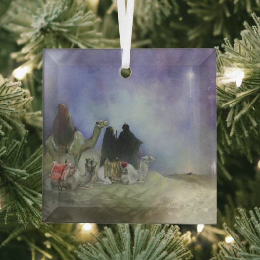 Reis van de Magi Glas Ornament (Insitu)
