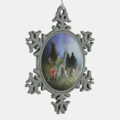 Reis van de Magi Tin Sneeuwvlok Ornament (Links)