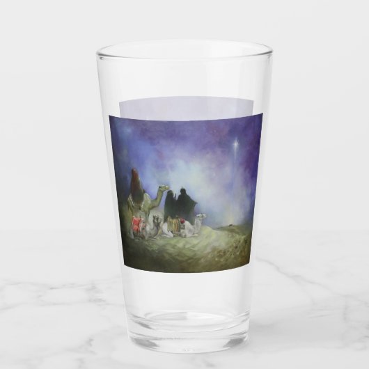 Reis van de Wijzen Glasbeker Glas (Voorkant)