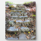 reis van duizend kilometer fotoplaat (Voorkant)