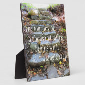 reis van duizend kilometer fotoplaat (Zijkant)