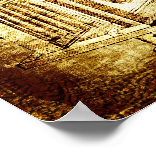 reis van duizend kilometer poster (Hoek)