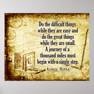 reis van duizend kilometer poster