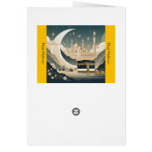 Reis van een leven Hajj Kaart (Achterkant)