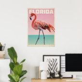  reis van florida flamigo poster (Thuiskantoor)