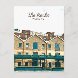 Reis van het  erfgoed van Rocks Sydney Briefkaart
