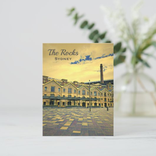 Reis van het  erfgoed van Rocks Sydney Briefkaart (Staand voorkant)