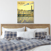 Reis van het  erfgoed van Rocks Sydney Canvas Afdruk (Insitu (Slaapkamer))