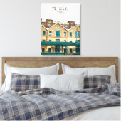 Reis van het  erfgoed van Rocks Sydney Canvas Afdruk (Insitu (Slaapkamer))