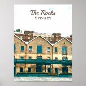 Reis van het  erfgoed van Rocks Sydney Poster (Voorkant)