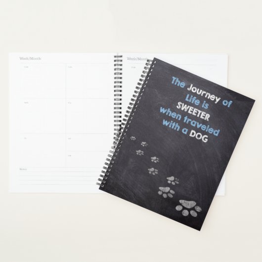 Reis van het leven met een hond planner (Display)
