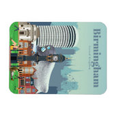 Reis van kunst naar Birmingham Magneet (Horizontaal)