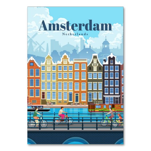 Reis van kunstreizen naar Amsterdam Kaart (Voorkant)