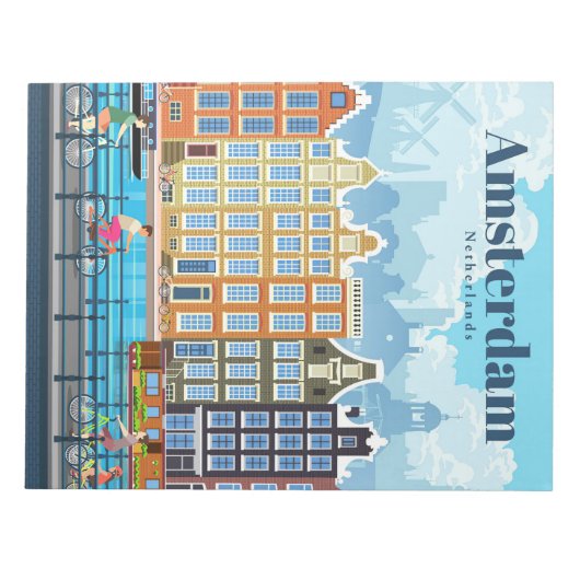 Reis van kunstreizen naar Amsterdam Notitieblok (Voorkant)