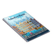 Reis van kunstreizen naar Amsterdam Notitieboek (Rechterzijde)