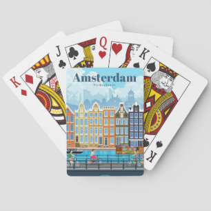 Reis van kunstreizen naar Amsterdam Pokerkaarten