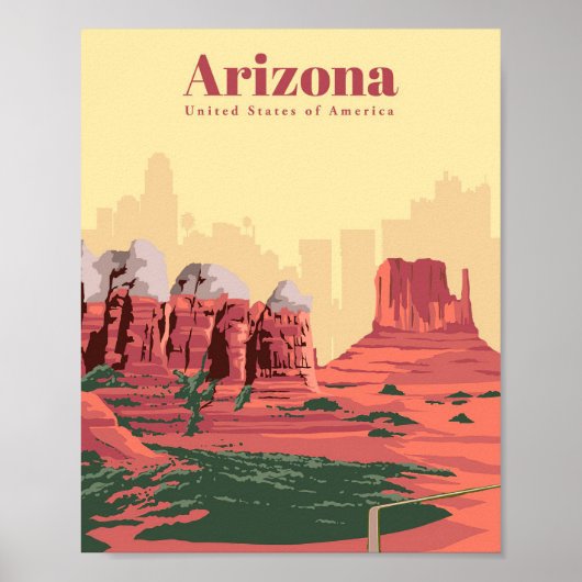 Reis van kunstreizen naar Arizona Poster (Voorkant)