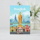 Reis van kunstreizen naar Bangkok RSVP Kaartje (Staand voorkant)