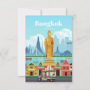 Reis van kunstreizen naar Bangkok RSVP Kaartje