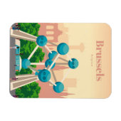 Reis van kunstreizen naar Brussel Magneet (Horizontaal)