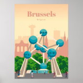 Reis van kunstreizen naar Brussel Poster (Voorkant)