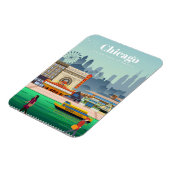 Reis van kunstreizen naar Chicago Magneet (Linkerzijde)