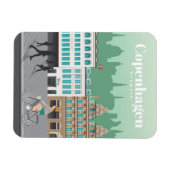 Reis van kunstreizen naar Kopenhagen Magneet (Horizontaal)
