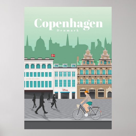 Reis van kunstreizen naar Kopenhagen Poster (Voorkant)