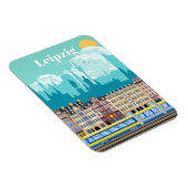 Reis van kunstreizen naar Leipzig Duitsland Magneet (Rechterzijde)