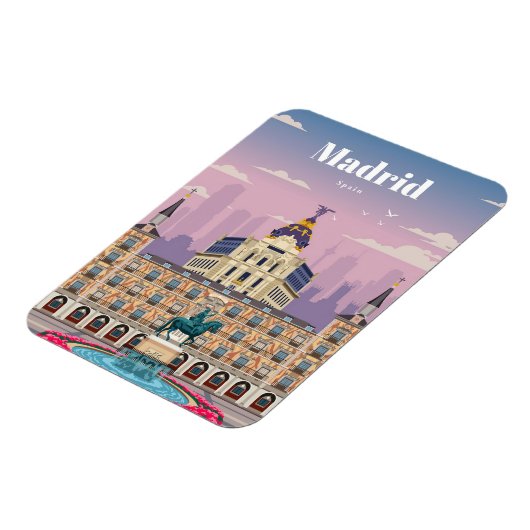 Reis van kunstreizen naar Madrid Spanje Magneet (Linkerzijde)