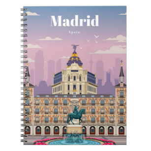 Reis van kunstreizen naar Madrid Spanje Notitieboek