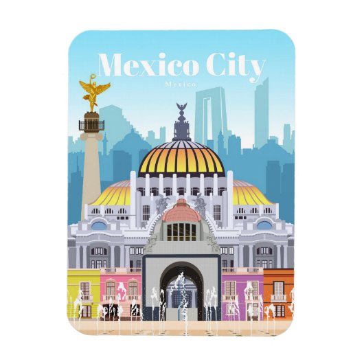 Reis van kunstreizen naar Mexico City Magneet (Verticaal)