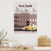 Reis van kunstreizen naar New York City Poster (Keuken)